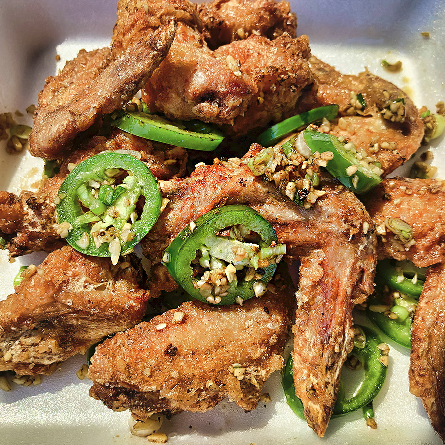 hong minh restaurant salt and pepper wings photo - nola places